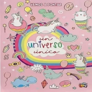 Libro para pintar Vamos a pintar – Un universo único Ed. School Fun