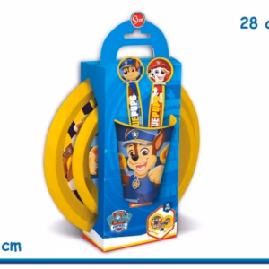 Paw Patrol CHASE Set de Vajilla 5 piezas
