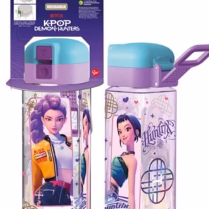 Botella Ecozen Safety Lock Square 550ml K-Pop Demon Hunters