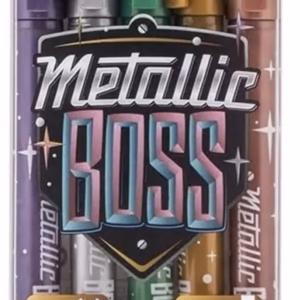 Marcadores Mooving Metallic Boss x 5