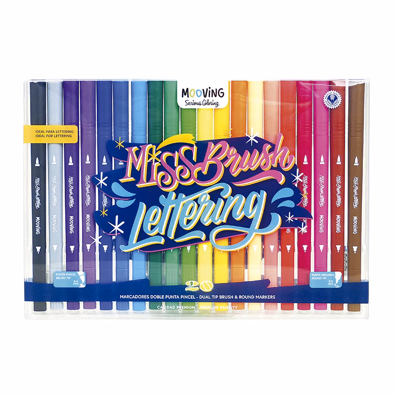 Mooving Miss Brush Lettering x 20 uds