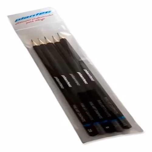 Set Lápices Negros de Dibujo Plantec x5