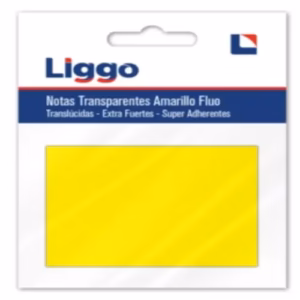 Notas Adhesivas Transparentes 50 hojas 50×70 Naranja