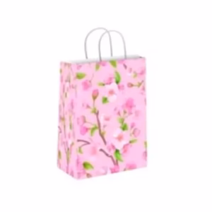 Bolsa de Papel Regalo Cerezo 18x8x20