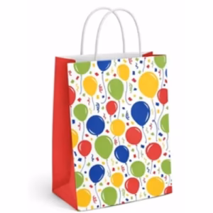 Bolsa de Regalo Globos 22x10x30