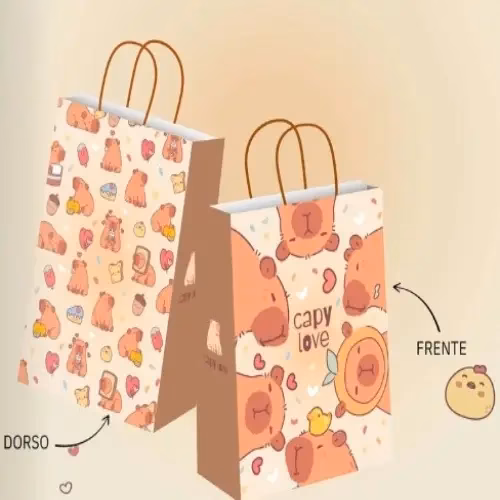 Bolsa de Regalo Capibara 22x10x30