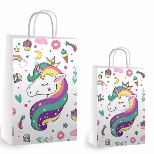 Bolsa de Regalo Unicornio 22x10x30