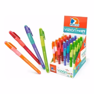 Lapicera de Tinta AZUL Borrable Ezco Vizion Twist
