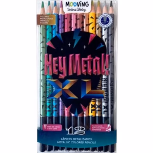 Mooving Lápices de Colores Hey Metal! XL x 12 uds