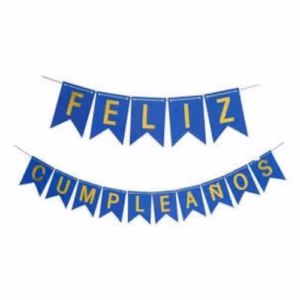 Banderin Feliz Cumpleaños Colores Surtidos