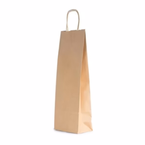 Bolsa Vino de Papel Madera 14×40