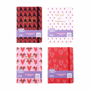 Libreta A5 T/D RAYADO x 96h CUORE – MULTIPAPER