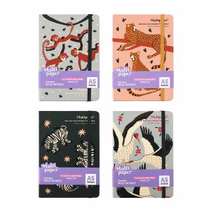 Libreta A5 T/D RAYADO x 96h WILD WORLD – MULTIPAPER