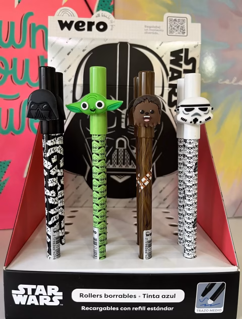 Lapicera Wero Borrable SIN ESTUCHE - Star Wars