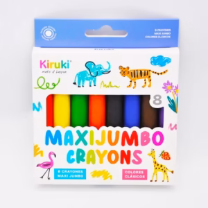 Crayones MAXIJUMBO Kiruki x 8 unidades