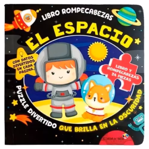Cuento Infantil El Espacio con Rompecabezas 24 Piezas