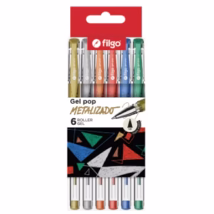 Lapicera Roller Filgo Gel Pop Metalizado xUnidad