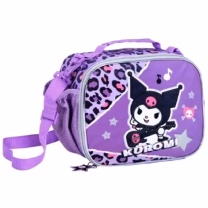 Lunchera Wabro Kuromi Rock Animal Print Violeta