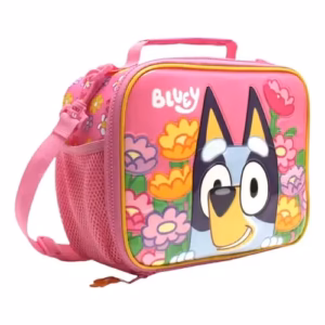 Lunchera Wabro Bluey Flores Rosa