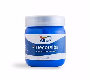 Acrílico DECORALBA Azul Ultramar x 200 ml