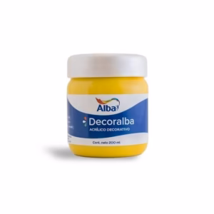 Acrílico DECORALBA Amarillo Medio X 200 ml