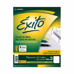 Repuesto Nº3 EXITO RAYADO 96 hojas