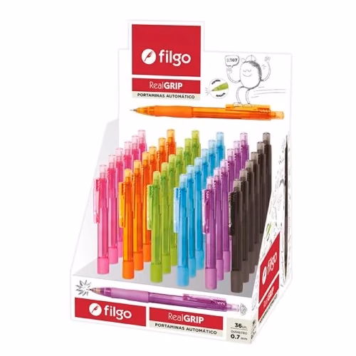 Lápiz Mecánico Portaminas Filgo Realgrip 0.7mm