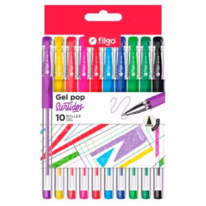 Lapiceras Filgo Gel Pop Surtidos 10u