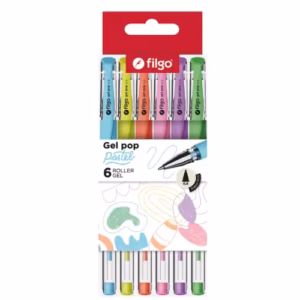 Lapiceras Filgo Gel Pop Pastel 6u