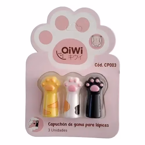 Capuchón de Goma Qiwi Gatos