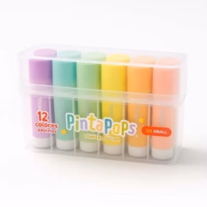 Témperas Sólidas Simball Pintapops Pastel 12u