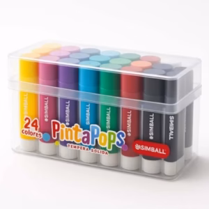 Témperas Sólidas Simball Pintapops 24u
